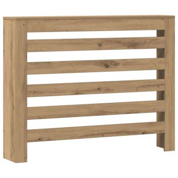 Heizkörperabdeckung Eiche 104 x 20 x 82 cm Holzwerkstoff