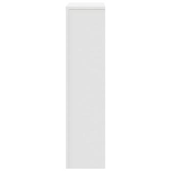 Heizkörperverkleidung Weiß 78x20x82 cm Holzwerkstoff