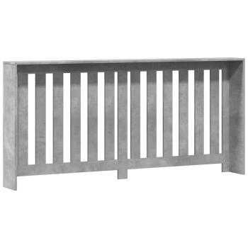 Heizkörperabdeckung Betongrau 175 x 20 x 82 cm Holzwerkstoff
