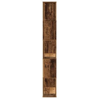B?cherregal 5 B?den Altholz 80,5x23,5x162,5 cm Holzwerkstoff