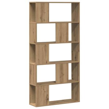 Bücherregal 5 Böden Artisan-Eiche 80,5x23,5x162,5 Holzwerkstoff