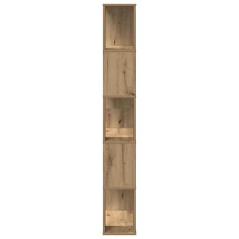 Bücherregal 5 Böden Artisan-Eiche 80,5x23,5x162,5 Holzwerkstoff