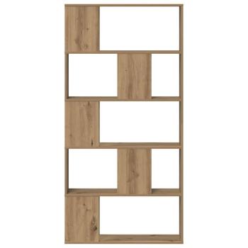 Bücherregal 5 Böden Artisan-Eiche 80,5x23,5x162,5 Holzwerkstoff