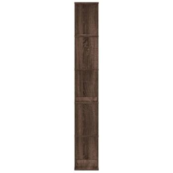 Bücherregal 5 Böden Braun Eichen-Optik 45x23,5x162,5 cm