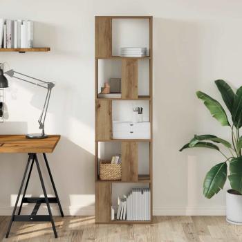ARDEBO.de - Bücherregal 5 Böden Artisan-Eiche 45x23,5x162,5 Holzwerkstoff