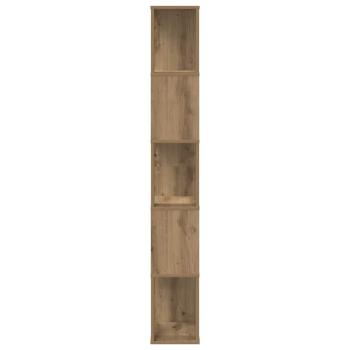 Bücherregal 5 Böden Artisan-Eiche 45x23,5x162,5 Holzwerkstoff