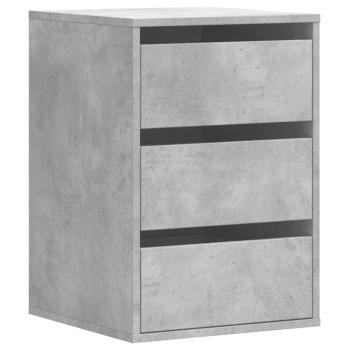 Kommode Betongrau 40x41x58 cm Holzwerkstoff