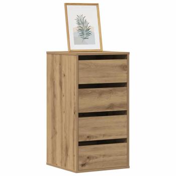 Kommode Artisan-Eiche 40x41x76 cm Holzwerkstoff