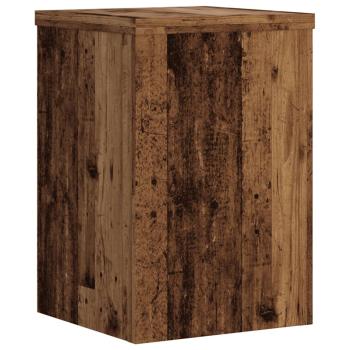 Pflanzenständer 2 Stk. Altholz-Optik 20x20x30 cm Holzwerkstoff