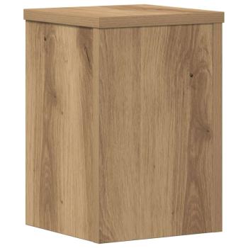 Pflanzenständer 2 Stk. Artisan-Eiche 20x20x30 cm Holzwerkstoff
