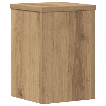 Pflanzenständer 2 Stk. Artisan-Eiche 20x20x30 cm Holzwerkstoff