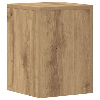 Pflanzenständer 2 Stk. Artisan-Eiche 25x25x35 cm Holzwerkstoff