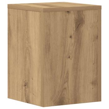 Pflanzenständer 2 Stk. Artisan-Eiche 25x25x35 cm Holzwerkstoff