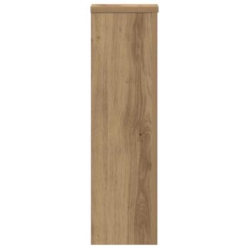 Pflanzenständer 2 Stk. Artisan-Eiche 17x17x60 cm Holzwerkstoff