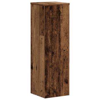 Pflanzenständer 2 Stk. Altholz-Optik 25x25x80 cm Holzwerkstoff