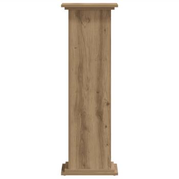 Pflanzenständer Artisan-Eiche 33x33x100 cm Holzwerkstoff