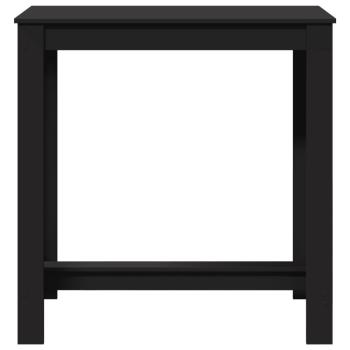 Bartisch Schwarz 102x50x103,5 cm Holzwerkstoff