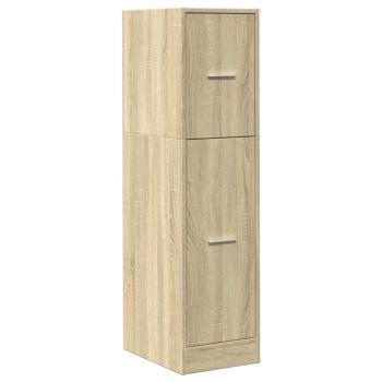 Apothekerschrank Sonoma-Eiche 30x41x118 cm Holzwerkstoff