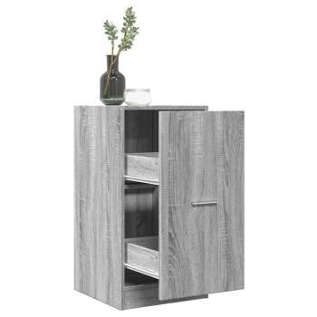 ARDEBO.de - Apothekerschrank Grau Sonoma 40x41x77,5 cm Holzwerkstoff