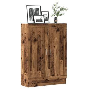 ARDEBO.de - Bücherschrank Altholz-Optik 82,5x30,5x115 cm Holzwerkstoff