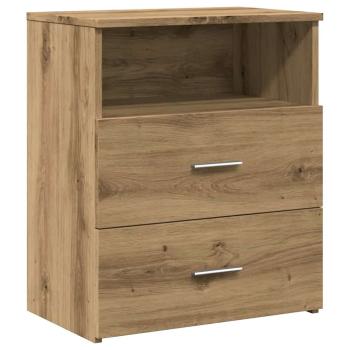 Nachttische 2 Stk. Artisan-Eiche 50x32x60 cm Holzwerkstoff