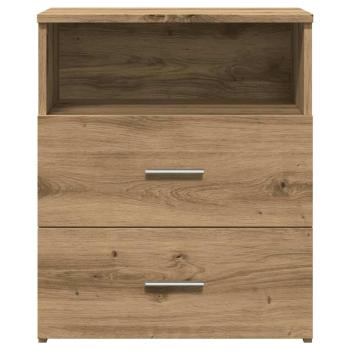 Nachttische 2 Stk. Artisan-Eiche 50x32x60 cm Holzwerkstoff