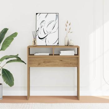 ARDEBO.de - Konsolentisch Artisan-Eiche 78x30x80 cm Holzwerkstoff