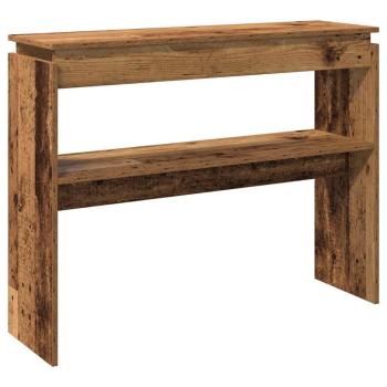 Konsolentisch Altholz-Optik 102x30x80 cm Holzwerkstoff