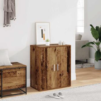 ARDEBO.de - Schuhschrank 60 x 35 x 70 cm Altholz
