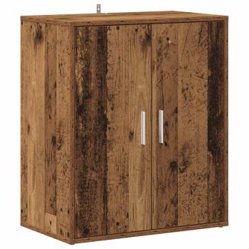 Schuhschrank 60 x 35 x 70 cm Altholz