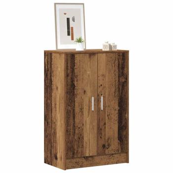Schuhschrank Altholz-Optik 60x35x92 cm Holzwerkstoff