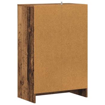 Schuhschrank Altholz-Optik 60x35x92 cm Holzwerkstoff