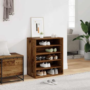 ARDEBO.de - Schuhschrank 60 x 35 x 70 cm Altholz 20 kg pro Regal