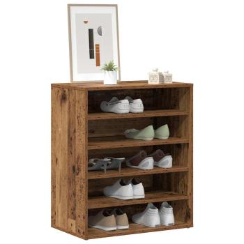Schuhschrank 60 x 35 x 70 cm Altholz 20 kg pro Regal