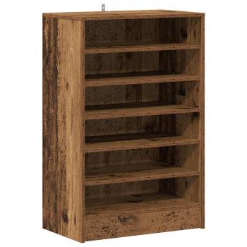 Schuhschrank 60 x 35 x 92 cm Altholz