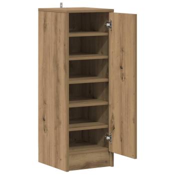 Schuhschrank Artisan-Eiche 32x35x92 cm Holzwerkstoff