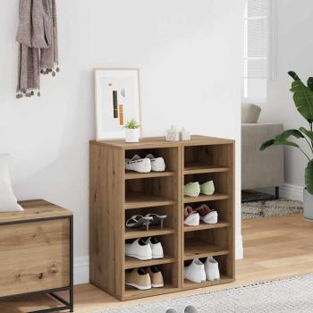 ARDEBO.de - Schuhschrank 32 x 35 x 70 cm Artisan-Eiche 5 Paar Schuhe