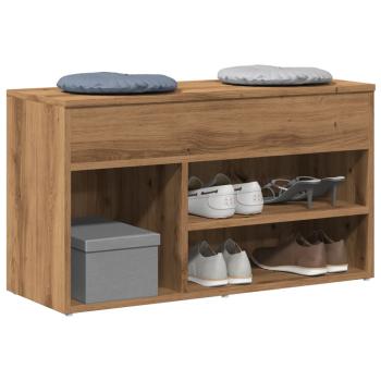 ARDEBO.de - Schuhbank Artisan-Eiche 80x30x45 cm Holzwerkstoff