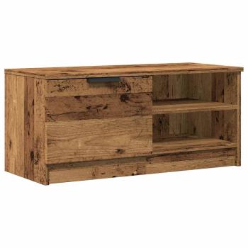 TV-Schränke 2 Stk. Altholz-Optik 80x35x36,5 cm Holzwerkstoff