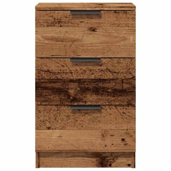 Nachttisch Altholz-Optik 40x36x65 cm Holzwerkstoff