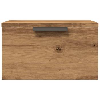 Wand-Nachttische 2 Stk. Artisan-Eiche 34x30x20 cm