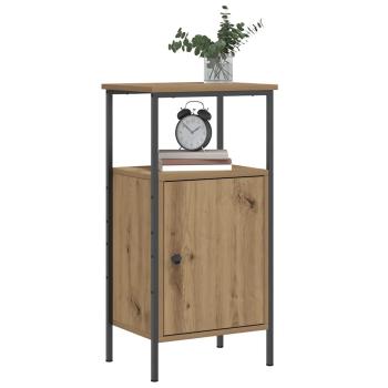 ARDEBO.de - Nachttische 2 Stk. Artisan-Eiche 41x31x80 cm Holzwerkstoff