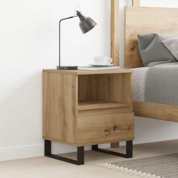ARDEBO.de - Nachttisch Artisan-Eiche 40x35x50 cm Holzwerkstoff