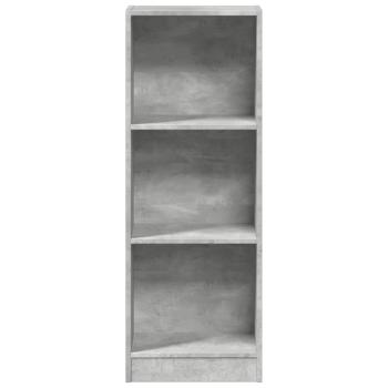 B?cherregal Betongrau 40x24x109 cm Holzwerkstoff