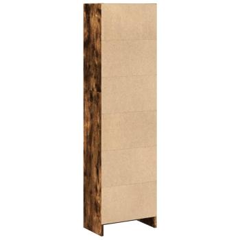 B?cherregal R?uchereiche 40x24x143 cm Holzwerkstoff
