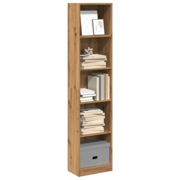 ARDEBO.de - Bücherregal Artisian Oak 40 x 24 x 176 cm Holzwerkstoff