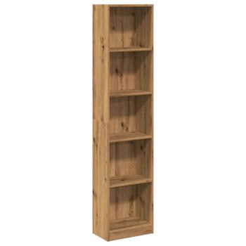 Bücherregal Artisian Oak 40 x 24 x 176 cm Holzwerkstoff