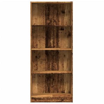 Bücherregal Altholz-Optik 60x24x143 cm Holzwerkstoff