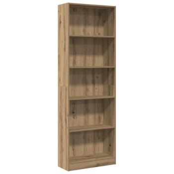 B?cherregal Artisian Oak 60 x 24 x 176 cm Holzwerkstoff