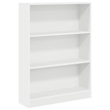 Bücherregal Weiß 80x24x109 cm Holzwerkstoff